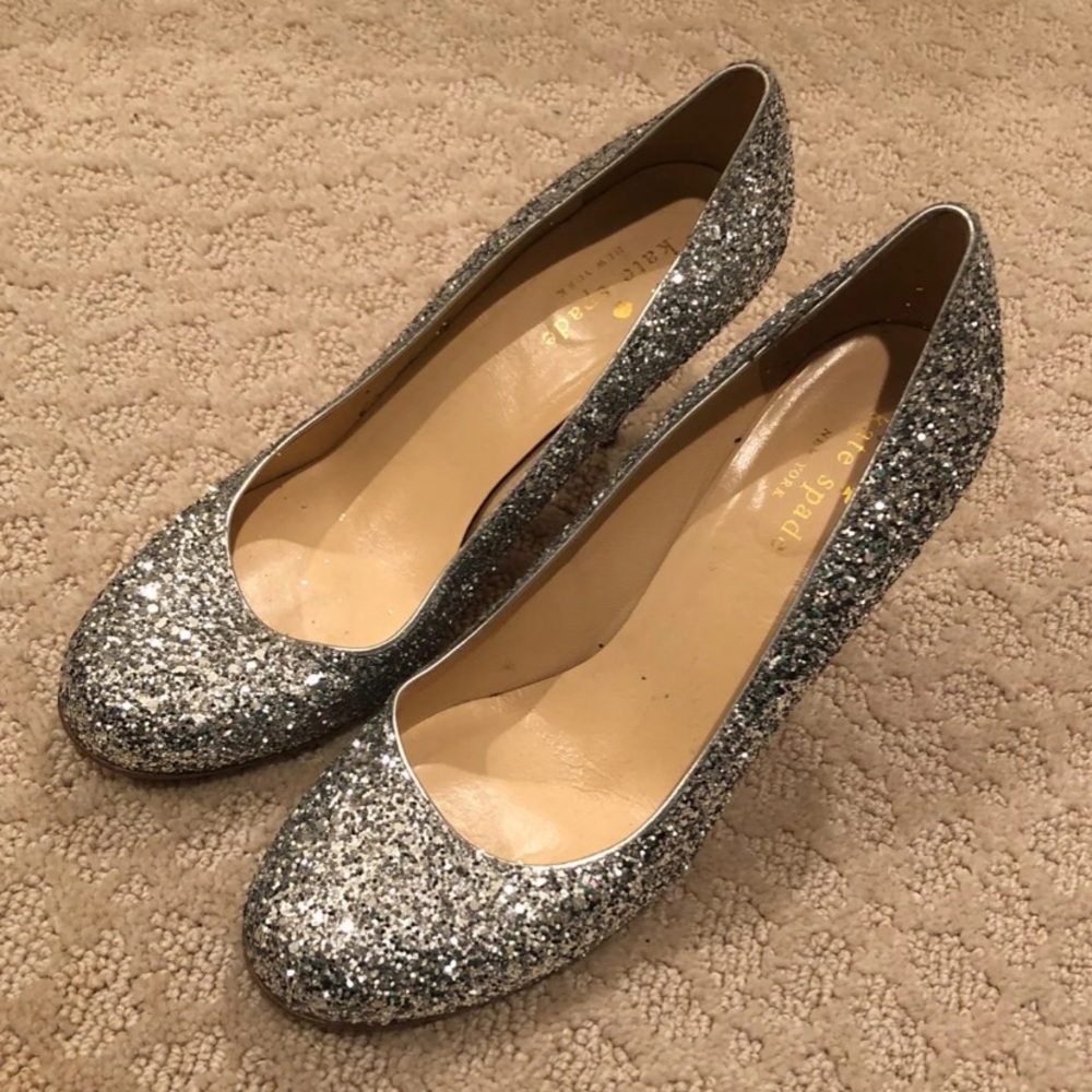 Kate Spade Glitter Heels